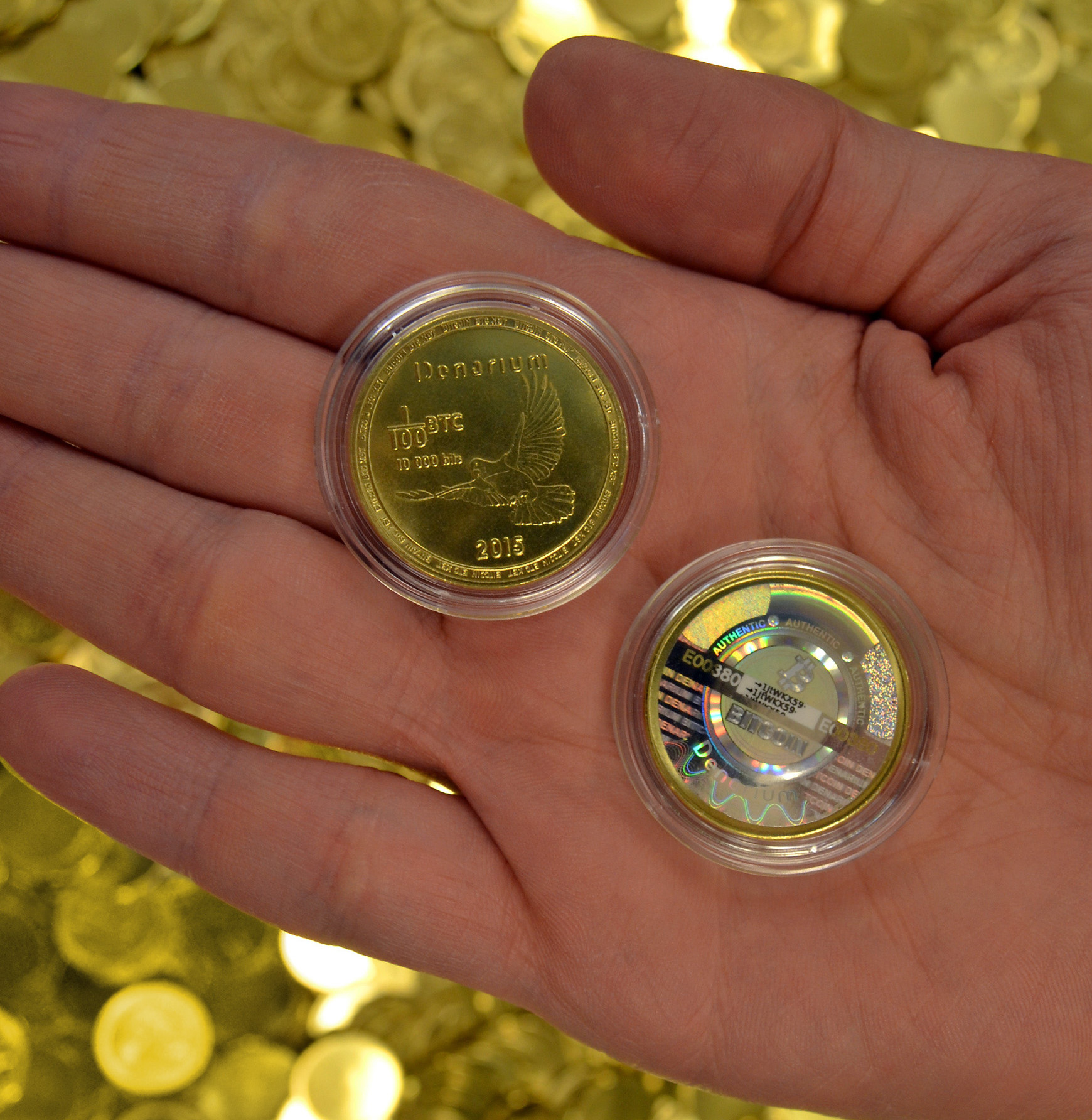 physical bitcoin coins