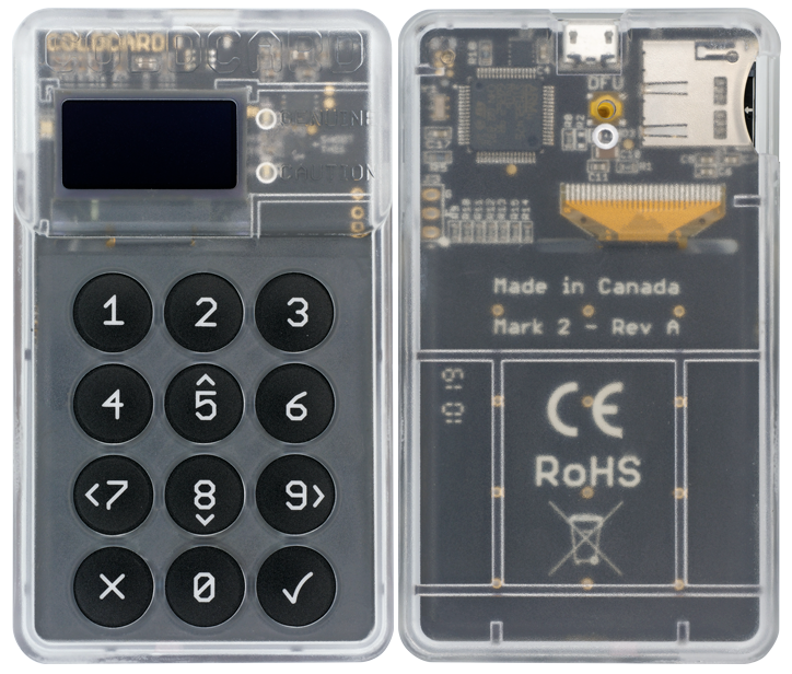 Coldcard - Hardware - Alege portofelul tău - Bitcoin