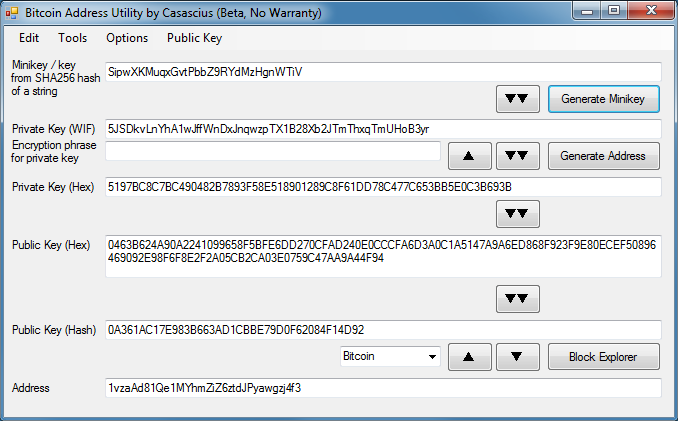 address bitcoin check