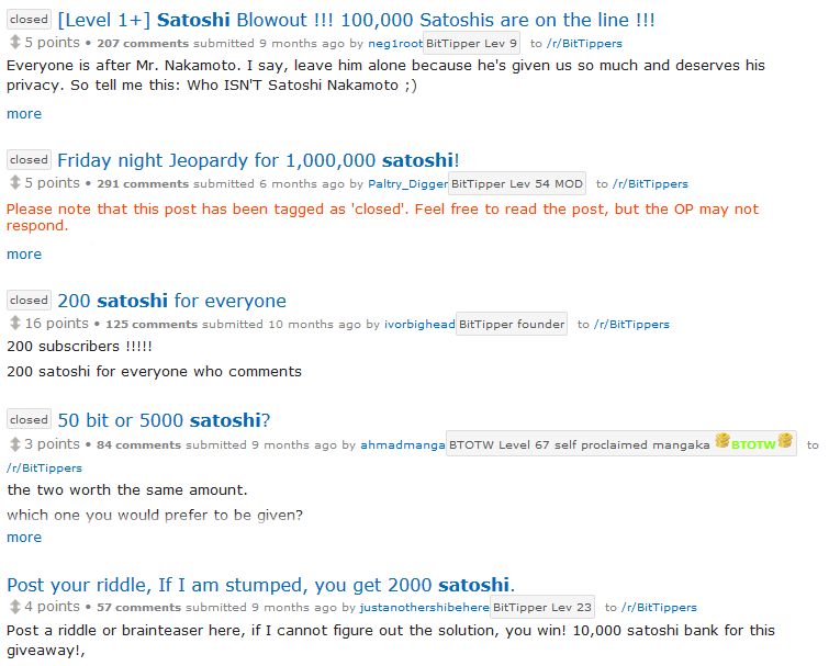 Satoshi unit Bitcoin Wiki