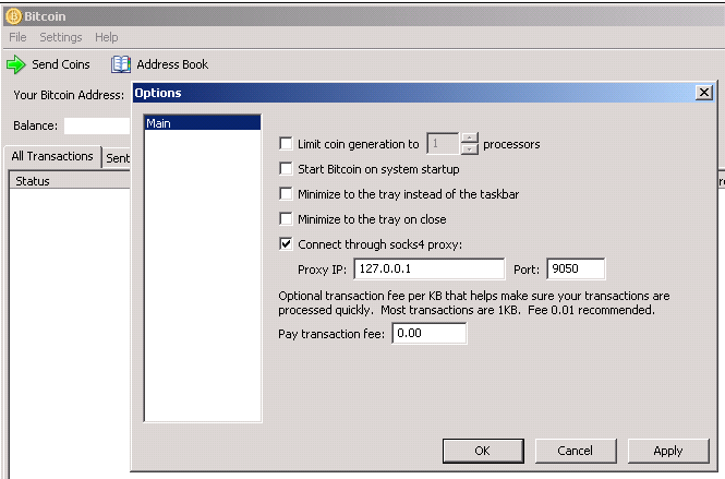 connecting to an irc with tor messenger