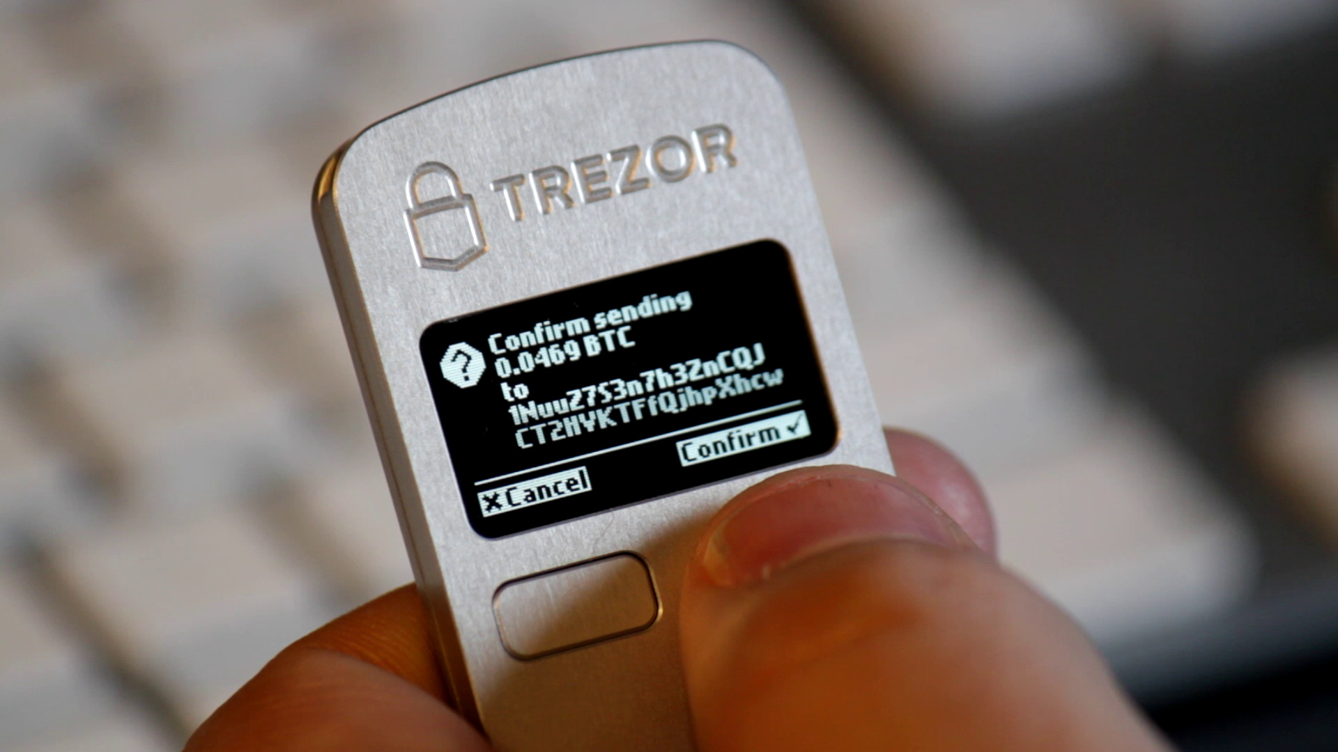 trezor na bitcoin